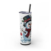 "I'm Having a Meltdown" Snowman Christmas 20oz Skinny Tumbler with Straw | Holiday Tumbler Gift For Everyone