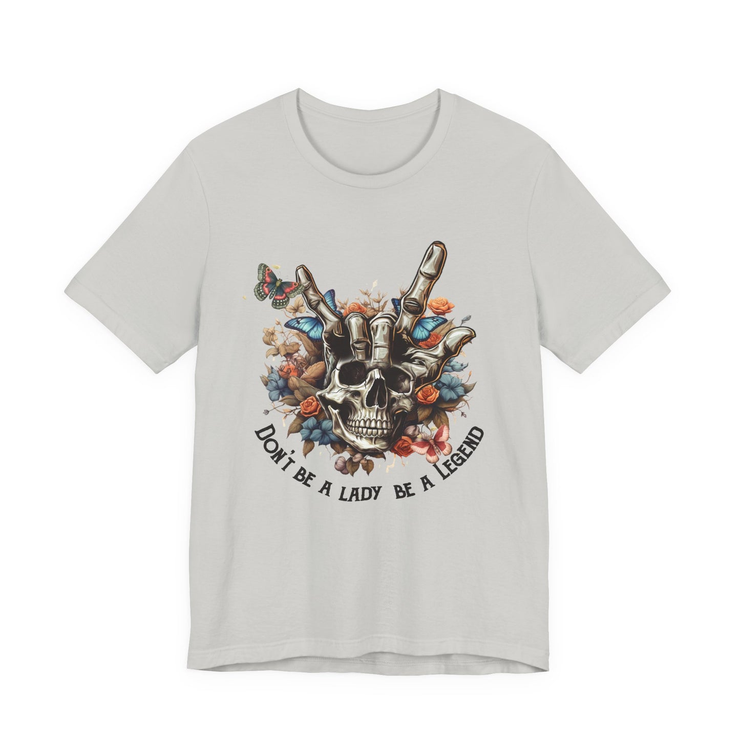 Legendary Skull Graphic Tee | Unisex Short Sleeve T-Shirt, Alternative Fashion, Edgy Apparel, Gift for Her, Statement Tee