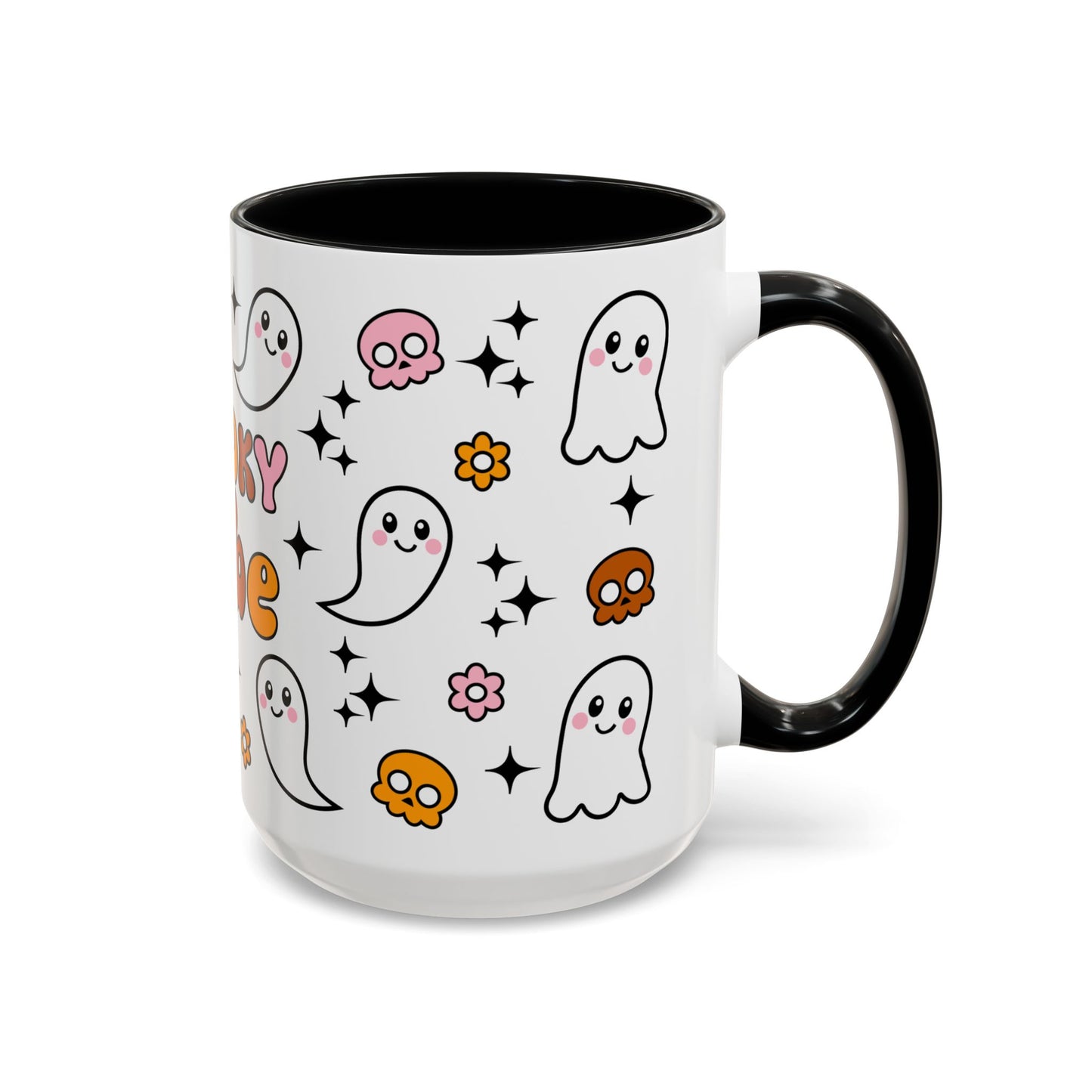 Spooky Babe Coffee Mug | Halloween Mug, Cute Ghost Mug, Funny Gift, Ghostly Coffee Cup