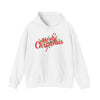 "Merry Christmas" Candy Cane Hoodie | Christmas Festive Holiday Hooded Sweatshirt
