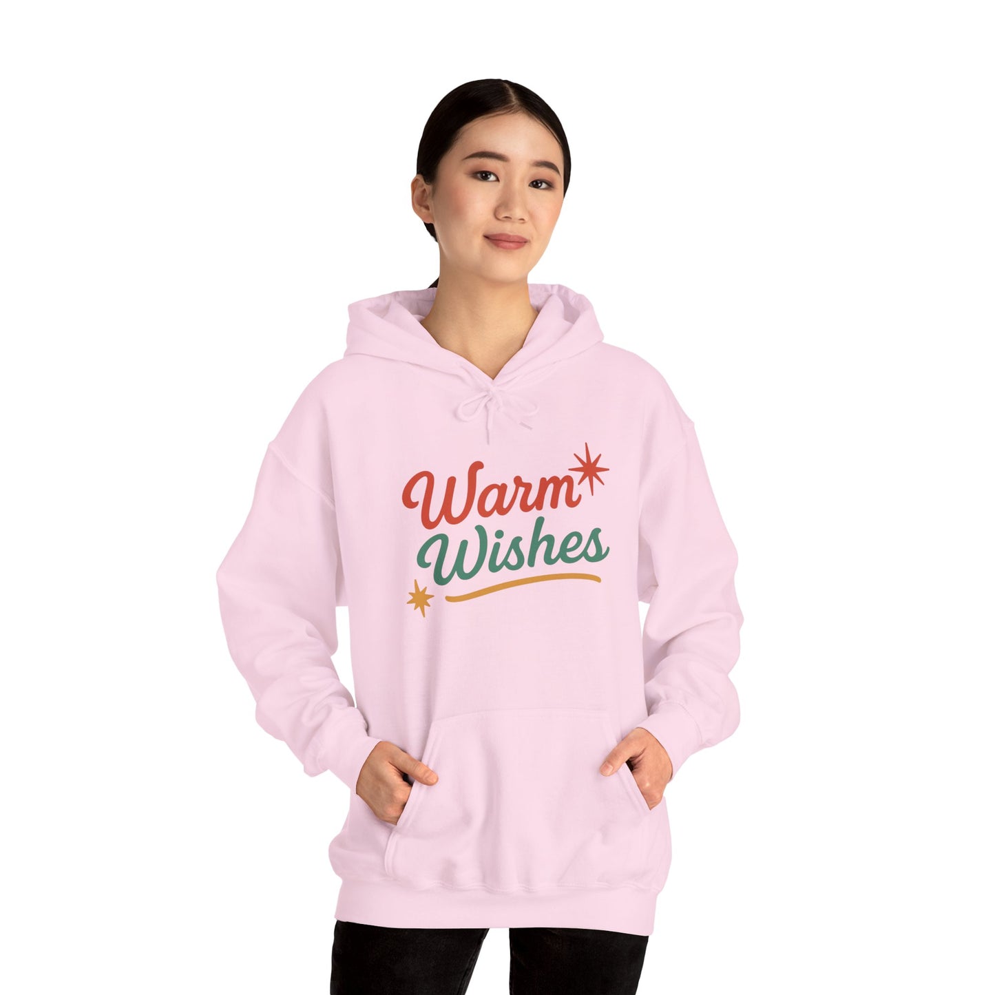 Warm Wishes Hoodie | Christmas Festive Holiday Hooded Sweatshirt