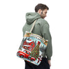 Farmhouse Christmas Tote Bag | Festive Holiday Gift & Shopping Bag
