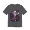 Mystical Halloween Night Tee, Unisex Short Sleeve T-Shirt, Halloween Shirt, Spooky Tee, Fall Fashion, Ghostly Vibes