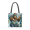 Sasquatch Adventure Tote Bag, Funny Outdoor Enthusiast Gift, Outdoor Lovers Bag, Quirky Shopping Tote, Camping Accessory