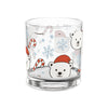 Festive Polar Bear 10oz Rocks Glass | Christmas Holiday Cheer Drinkware
