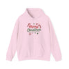 Merry Christmas Candy Cane Hoodie | Christmas Festive Holiday Hooded Sweatshirt