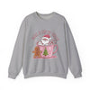 Festive Santa "Have A Cup Of Cheer" Unisex Crewneck Sweatshirt | Cozy Christmas Holiday Graphic Pullover