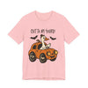 Halloween Duck Tee, Funny Halloween T-Shirt, Ghosts and Gourd Shirt, Fall Apparel, Quirky Gift for Duck Lovers