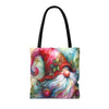 Gnome Christmas Tote Bag | Festive Holiday Gift & Shopping Bag