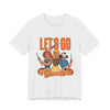 Let's Go Ghouls Halloween Graphic Tee, Unisex Jersey Short Sleeve T-Shirt, Let’s Go Ghouls, Spooky Shirt, Autumn Apparel, Costume Party Top