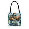 Sasquatch Adventure Tote Bag, Funny Outdoor Enthusiast Gift, Outdoor Lovers Bag, Quirky Shopping Tote, Camping Accessory
