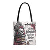 Whimsical Dark Fantasy Literary Tote Bag - BookTok Girly Reading Bag, Perfect for Book Lovers, Readers, Unique Gift, Everyday Use, Halloween, Literary Events