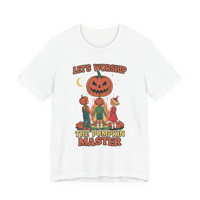 Halloween Pumpkin Master Tee, Unisex T-Shirt, Fall Fashion, Halloween Costume, Spooky Season Shirt, Trick or Treat Apparel