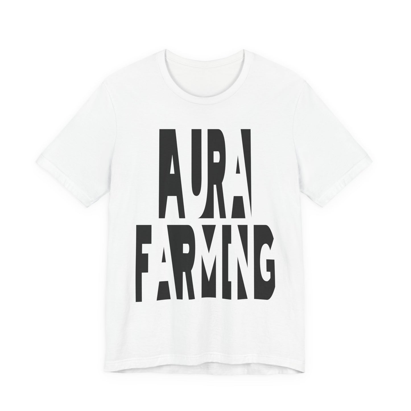 "Aura Farming" Unisex Adult Jersey Knit Short Sleeve T-Shirt Shirt