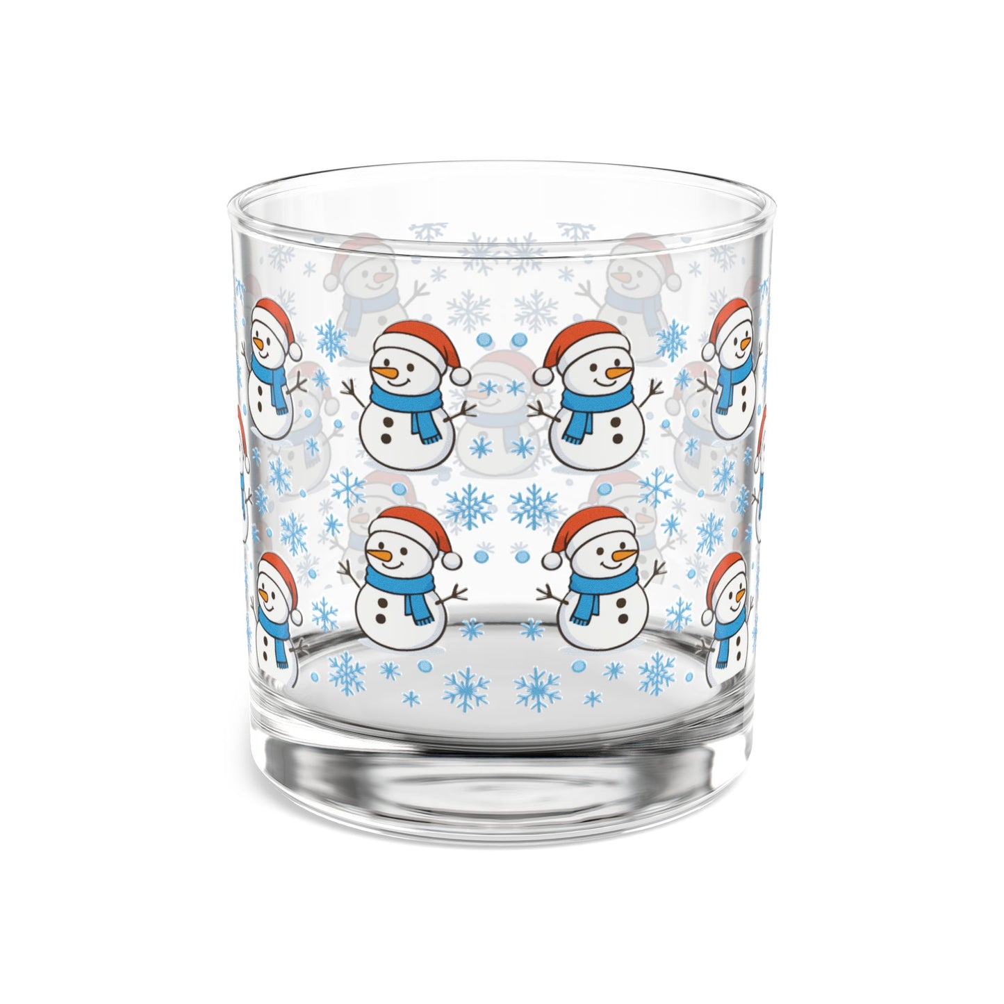 Snowman 10oz Rocks Glass | Christmas Holiday Cheer Drinkware