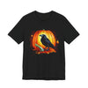 Halloween Raven Tee - Spooky T-Shirt, Unisex Halloween Shirt, Fall Fashion, Pumpkin Lover Gift, Cozy Casual Wear