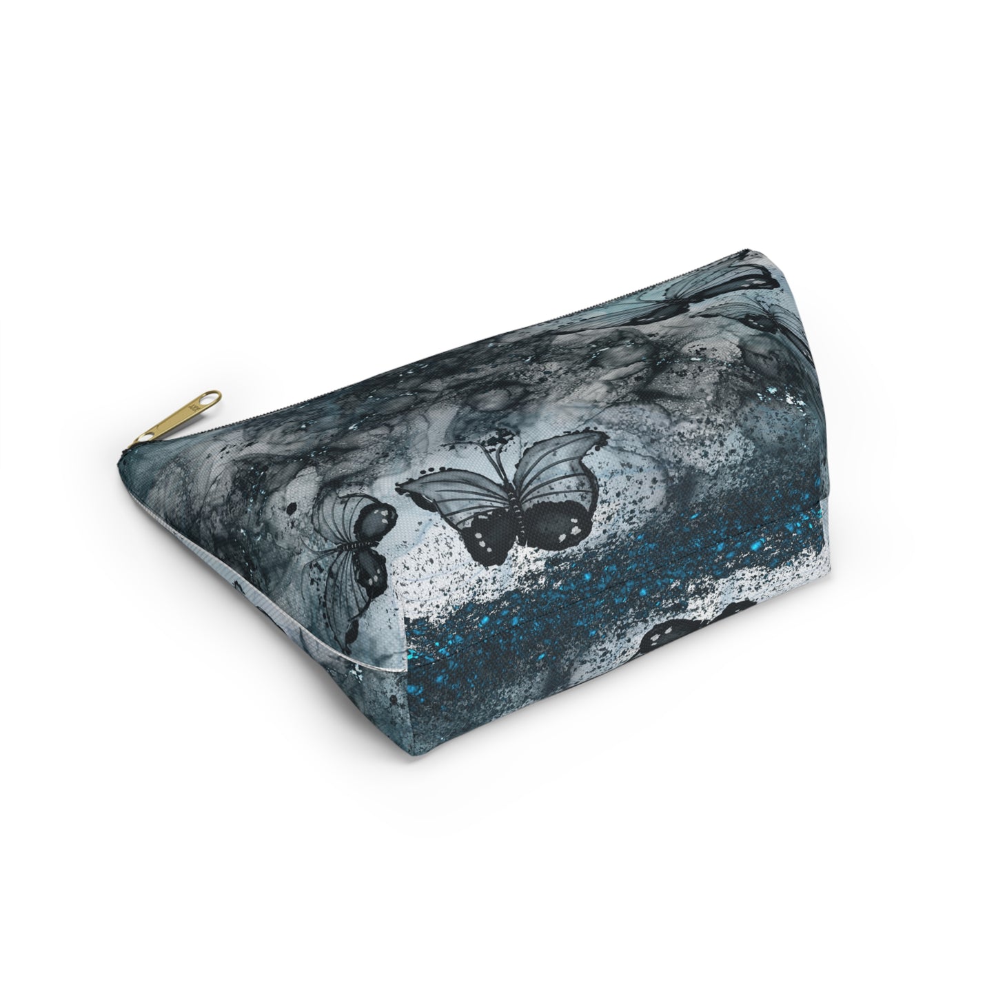 Butterfly Print Accessory Pouch - Makeup Bag, Travel Organizer, Gift for Her, Butterfly Lover, Eco-Friendly Storage