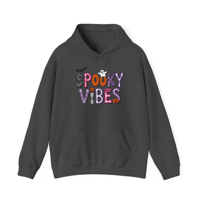 Spooky Vibes Hoodie - Unisex Heavy Blend Hooded Sweatshirt for Halloween, Fall Fashion, Cozy Nights