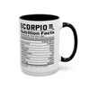 Scorpio Zodiac Sign Coffee Mug - Unique Horoscope Mug With Personality Traits