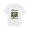 Brains Are Awesome Graphic Tee | Unisex Short Sleeve T-Shirt - Fun Adult Humor Zombie T-Shirt, Perfect for Halloween, Gift for Friends, Casual Wear, Quirky Statement Top