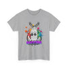 Gangster Graphic Streetwear Tee | Color Splash Ski Mask with Crossed Guns T-Shirt