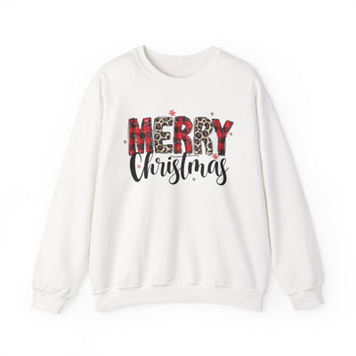 Merry Christmas Unisex Crewneck Sweatshirt | Cozy Christmas Holiday Graphic Pullover