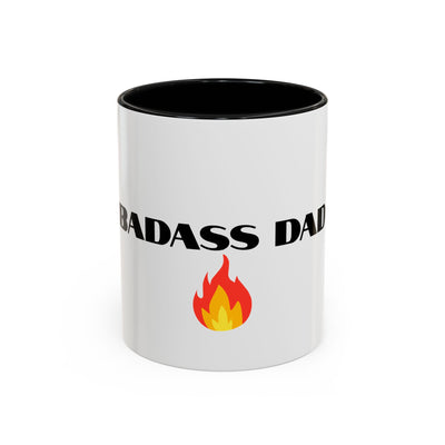 Badass Dad Accent Coffee Mug - Perfect Gift for Father's Day
