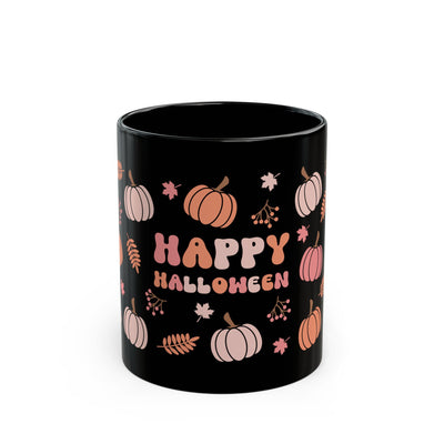 Halloween Pumpkin Mug, Holiday Drinkware, Gift for Fall, Coffee Cup, Seasonal Decor, Happy Halloween