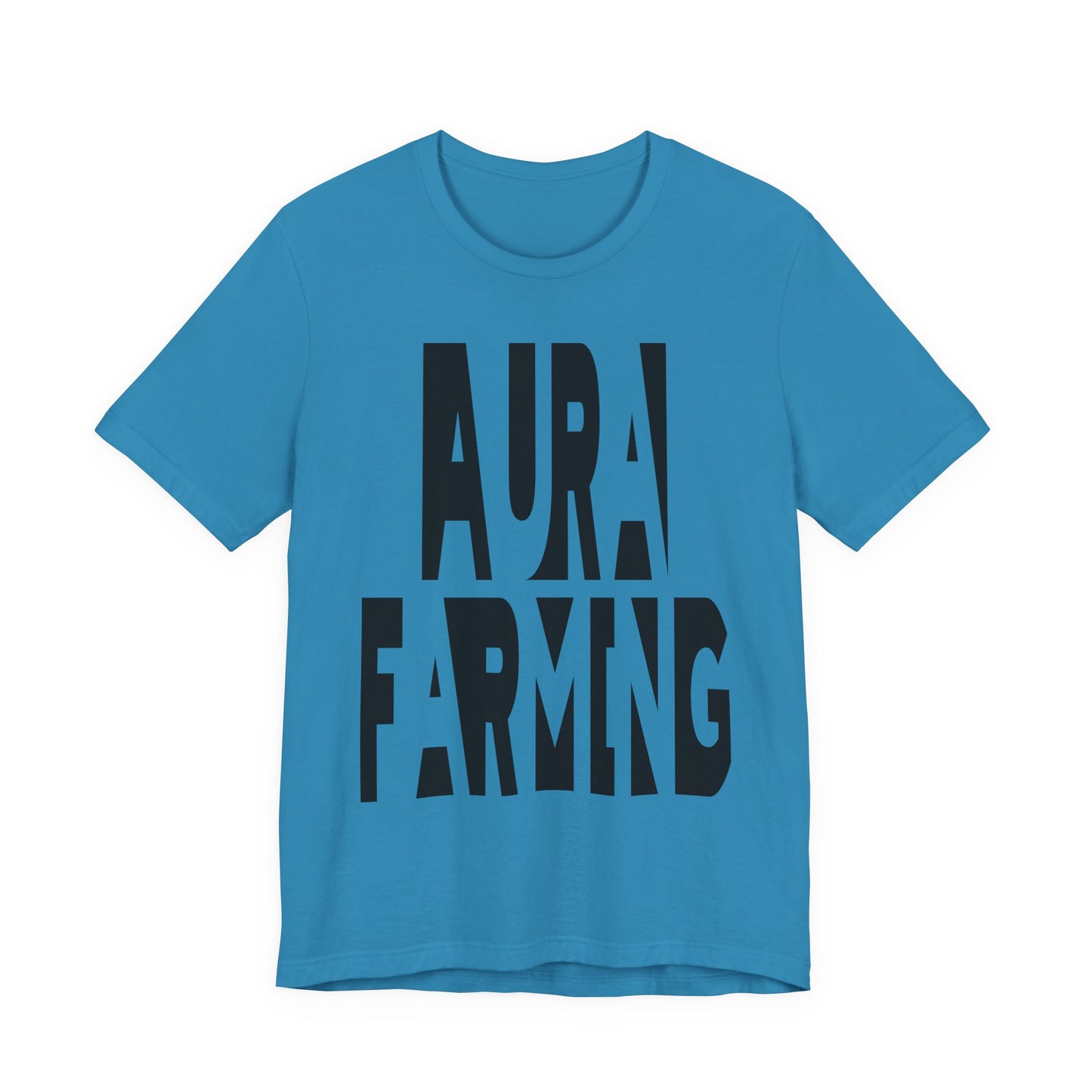 "Aura Farming" Unisex Adult Jersey Knit Short Sleeve T-Shirt Shirt