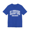 Sleeping Is My Favorite Sport Graphic Tee | Unisex Short Sleeve T-Shirt, Gift for Sleep Lovers, Casual Wear, Funny Sleep Shirt