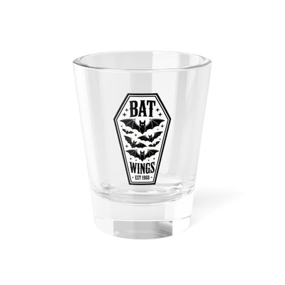 Apothecary Style Bat Wings Shot Glass – Perfect for Halloween Parties, Collectors, Home Bars, Gift, Unique Decor