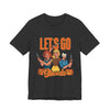 Let's Go Ghouls Halloween Graphic Tee, Unisex Jersey Short Sleeve T-Shirt, Let’s Go Ghouls, Spooky Shirt, Autumn Apparel, Costume Party Top
