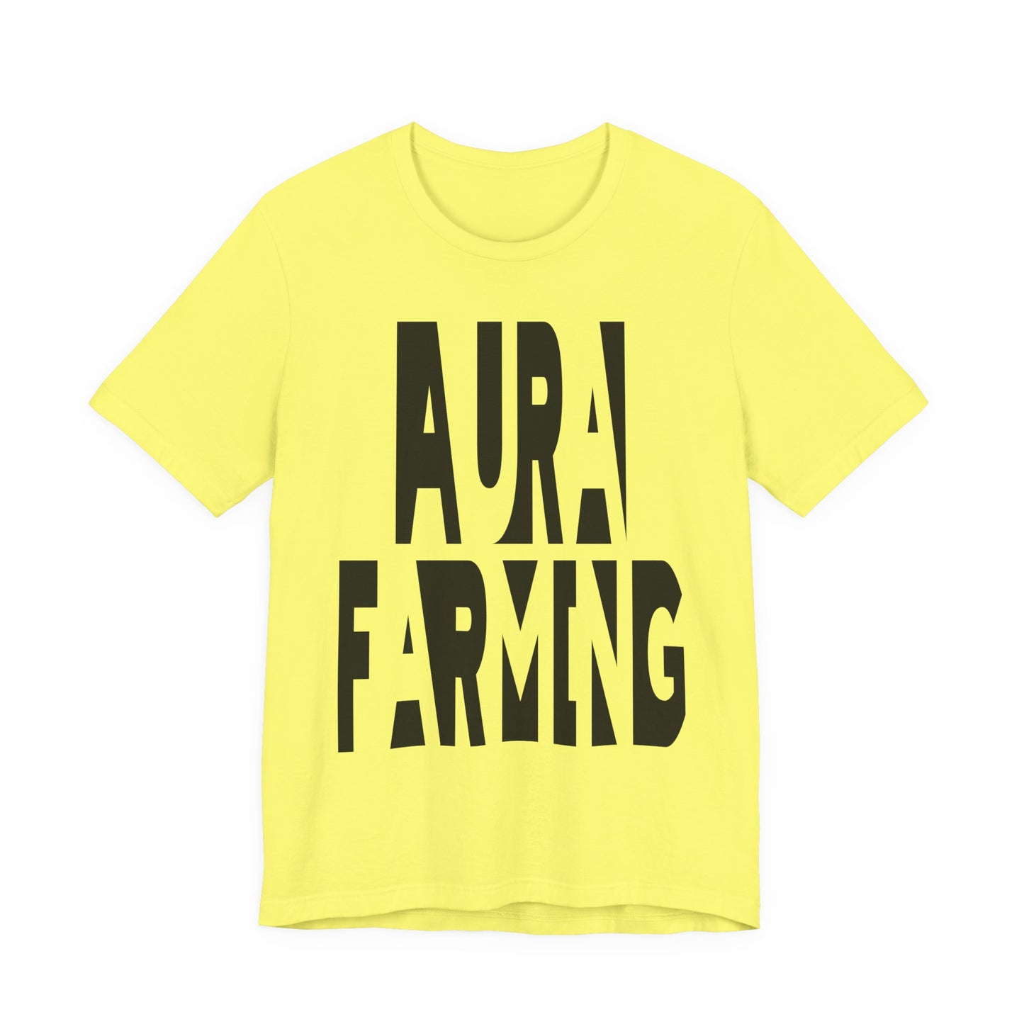 "Aura Farming" Unisex Adult Jersey Knit Short Sleeve T-Shirt Shirt