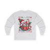 Funny Christmas Unisex Long Sleeve Tee - "I'm Fine, It's Fine, Just Having a Meltdown" | Christmas Shirt, Holiday Wear, Funny Snowman Shirt