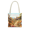 Autumn Harvest Tote Bag - Pumpkin Patch AOP, Eco-Friendly Grocery Bag, Fall Festival Accessory, Thanksgiving Gift, Seasonal Shopping Bag