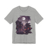 Mystical Halloween Night Tee, Unisex Short Sleeve T-Shirt, Halloween Shirt, Spooky Tee, Fall Fashion, Ghostly Vibes