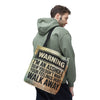 Warning, I'm An Asshole Tote Bag - Humorous Gift, Novelty Bag, Statement Tote, Everyday Use, Unique Gift for Friends