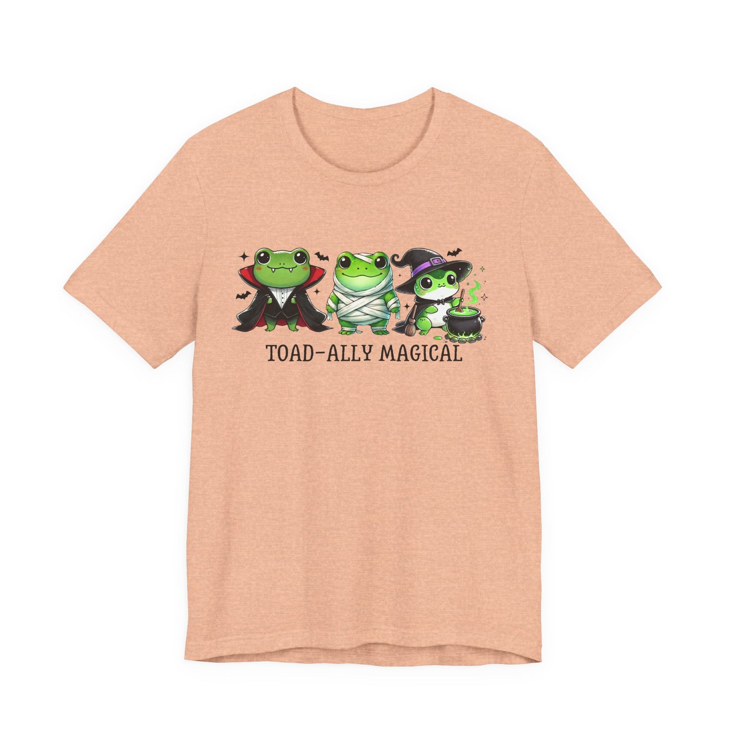 Toad-ally Magical Unisex Tee | Fun Frog Graphic Shirt for Halloween, Gifts, Everyday Wear, Unisex Casual Wear