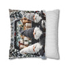 Gnome Christmas Pillowcase | Holiday Decorative Throw Pillow Cover COVER ONLY