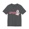 Spooky Ghost Tee | Unisex Jersey Shirt for Halloween, Cute Graphic Tee for Fall, Trick or Treat, Party Wear, Ghost Lover Gift