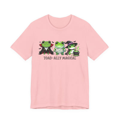 Toad-ally Magical Unisex Tee | Fun Frog Graphic Shirt for Halloween, Gifts, Everyday Wear, Unisex Casual Wear