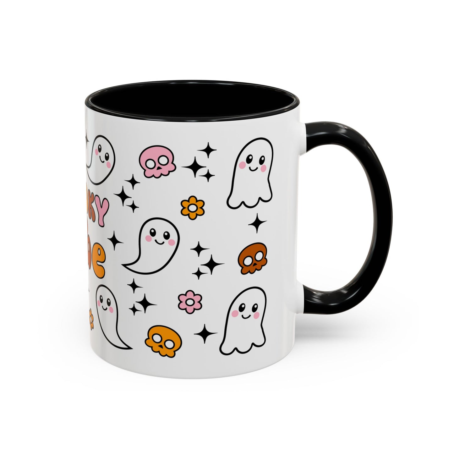 Spooky Babe Coffee Mug | Halloween Mug, Cute Ghost Mug, Funny Gift, Ghostly Coffee Cup