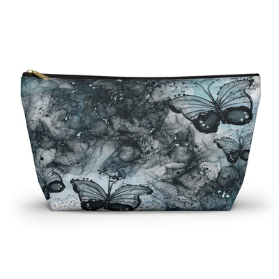 Butterfly Print Accessory Pouch - Makeup Bag, Travel Organizer, Gift for Her, Butterfly Lover, Eco-Friendly Storage