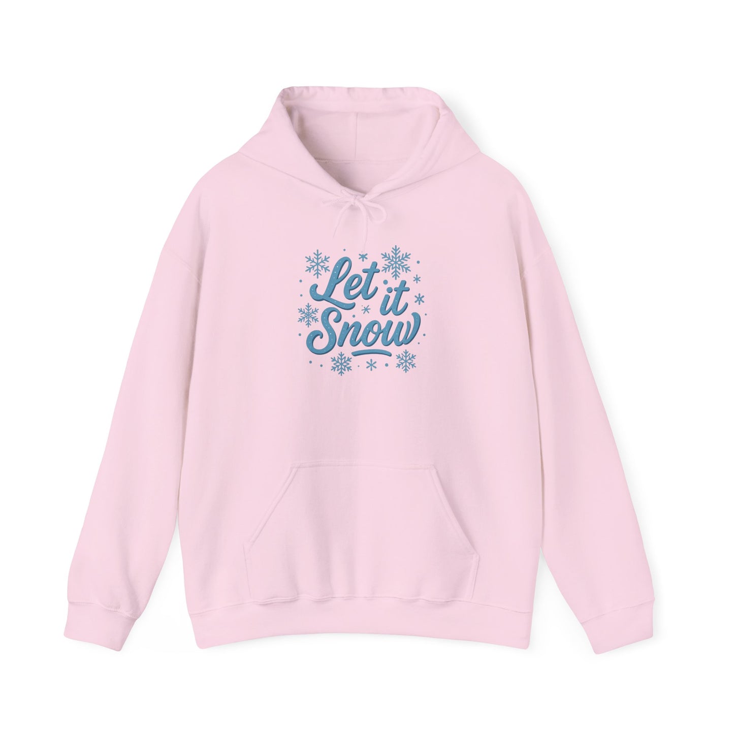 Let It Snow Hoodie | Christmas Festive Holiday Hooded Sweatshirt