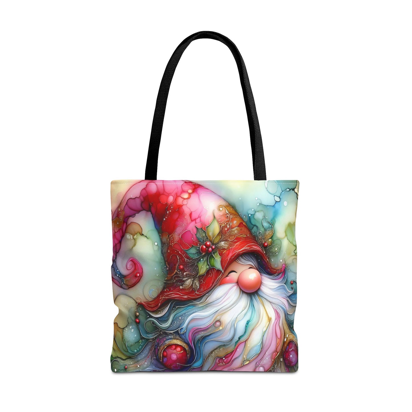 Gnome Christmas Tote Bag | Festive Holiday Gift & Shopping Bag
