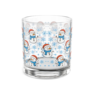 Snowman 10oz Rocks Glass | Christmas Holiday Cheer Drinkware