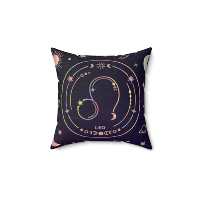 Leo Zodiac Pillow | Astrology Decor, Zodiac Gift, Star Sign Home Accent, Horoscope Cushion, Cosmic Throw Pillow