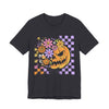Halloween Floral Pumpkins Unisex Tee, Graphic Tee, Fall Fashion, Spooky Season, Halloween Apparel, Gift Idea