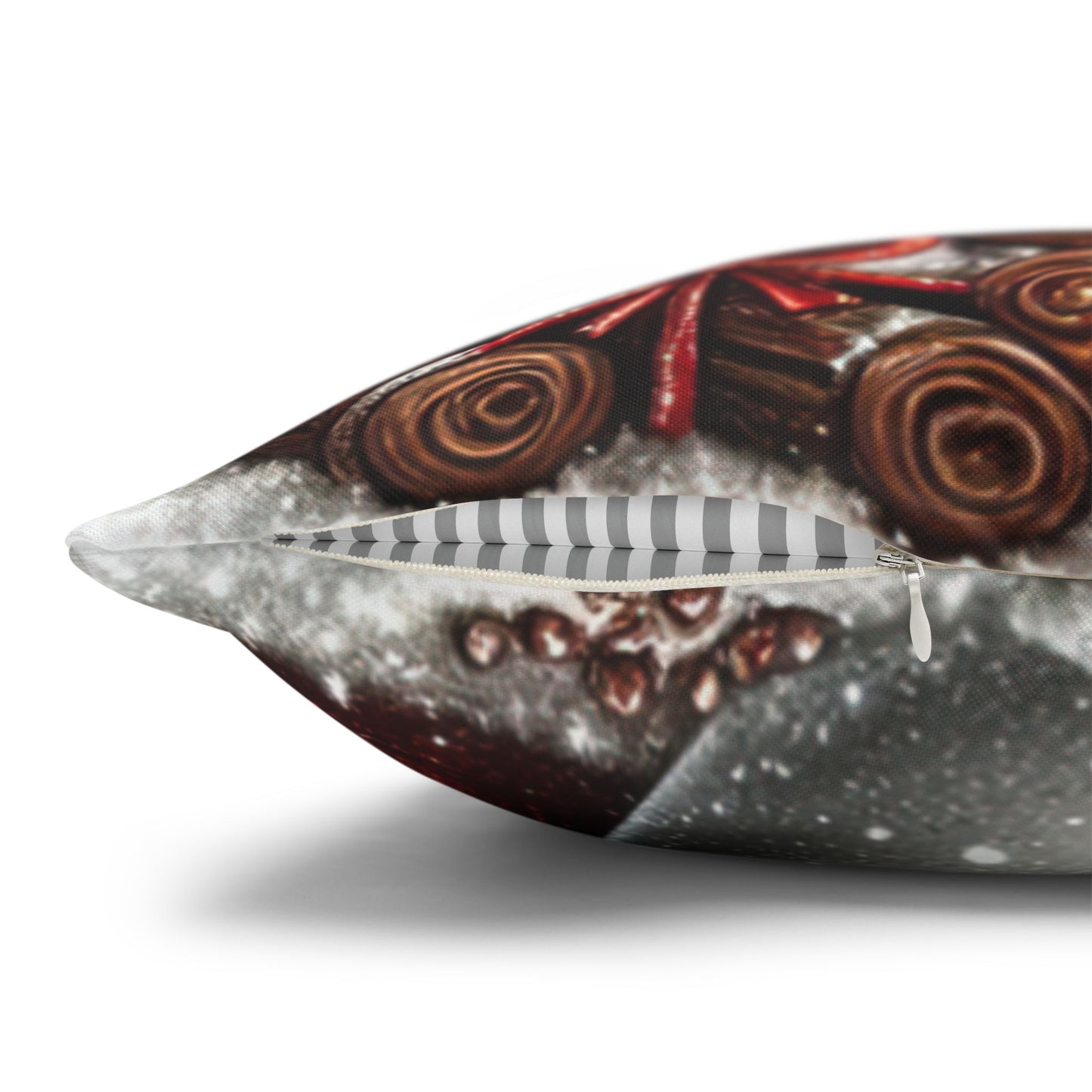 Christmas Highland Cow & Snowman Christmas Pillowcase | Holiday Decorative Throw Pillow Cover COVER ONLY