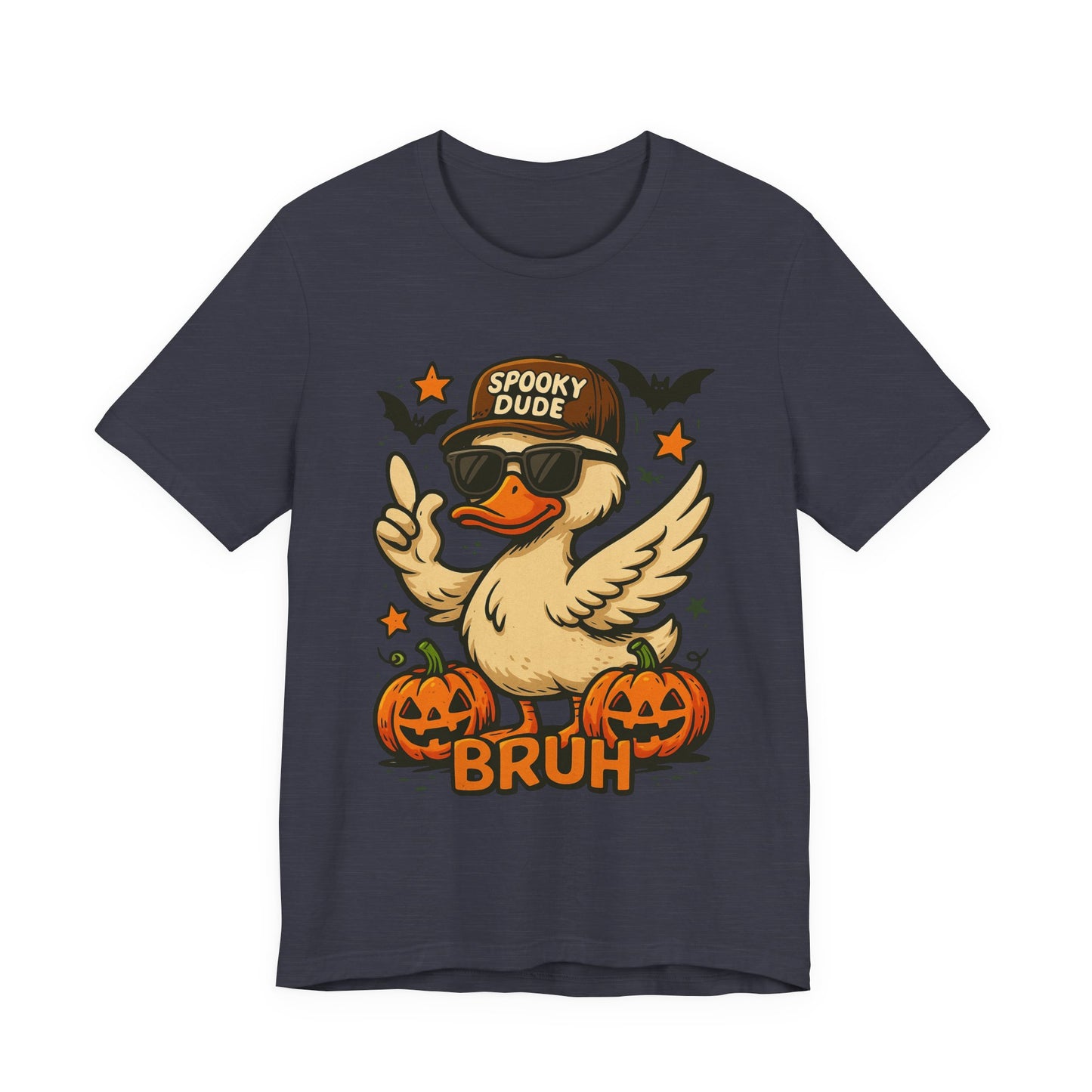 Spooky Dude Duck Tee - Fun Halloween T-Shirt, Unisex Graphic Shirt, Casual Wear, Halloween Costume, Gifts for Friends